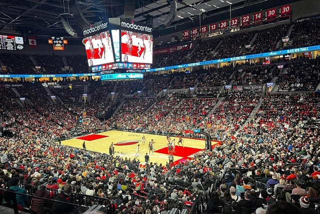 Portland Trail Blazers Basketball Game Ticket at Moda Center - Photo 1 of 6